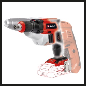 Surubelnita fara fir pentru gips-carton Einhell TE-DY 18 Li-Solo Power X-Change (litiu-ion, 18 V, 4000 min-1, opritor de adancime, functionare continua, fara baterie si incarcator, incl. carcasa) - Img 5