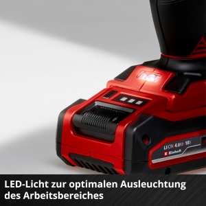 Surubelnita profesionala cu acumulator Einhell TP-CD 18 Li-i BL Solo Power X-Change (18 V, functie de impact, fara perii, 60 Nm, 2 viteze, mandrina de gaurit metalica de 13 mm, lumina LED, fara baterie) - Img 9