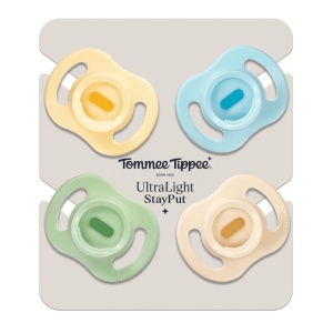 Suzeta Tommee Tippee Ultralight StayPut, design din silicon dintr-o singura bucata, 0-6 m, pachet de 4 - Img 2