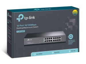 Switch de retea TP-Link TL-SF1016DS 16-Port 10100Mbps cu alimentare PoE - Img 4