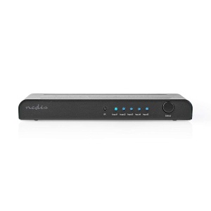 Switch HDMI NEDIS cu 5 Intrari si 1 Iesire, 4K la 60 fps - Img 1