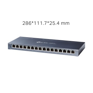 Switch TP-Link TL-SG116 16-Port Gigabit, Plug-and-Play, Metalic - Img 2