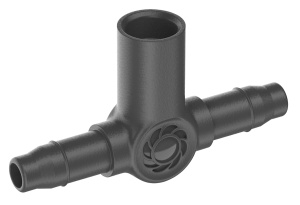 T-Scurgere Gardena Micro-Drip-System 4,6 mm, 5 bucati, fixare sprayers