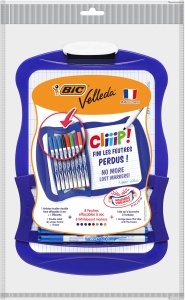 Tabla alba BIC Velleda Cliiip 21 x 31 cm cu 8 markere si wischer