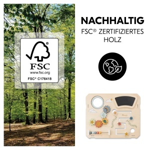 Tablita de Activitati Hauck pentru Scaunele Alpha, Beta si Arketa, din Lemn FSC - Img 7