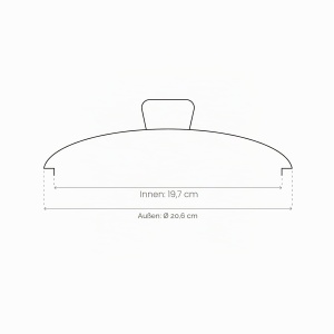 Tapa cristal IBILI 20 cm - material de inalta calitate, robusta si durabila - Img 5