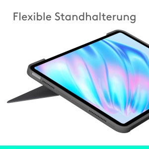 Tastatura-Covor Logitech Combo Touch pentru iPad Air 11 (M2, M3, M4), Trackpad, Iluminare - Img 2