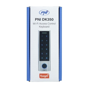 Tastatura de acces PNI DK350 cu Wi-Fi, PIN, amprenta, IP66, negrusilver - Img 6