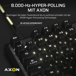 Tastatura de gaming Corsair K70 PRO TKL RGB, neagra, cu intrare rapida - Img 6