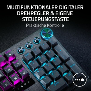 Tastatura de gaming Razer Huntsman V3 Pro, optica, neagra, cu trigger rapid - Img 8