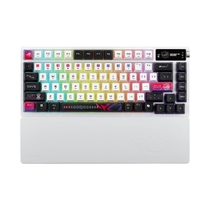 Tastatura Gaming ASUS ROG Azoth X, 75, Switch-uri ROG NX Snow V2, RGB, Alb
