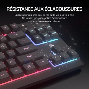 Tastatura Gaming Corsair K55 Core TKL RGB, Tenkeyless, Negru, 8 Zone RGB - Img 4