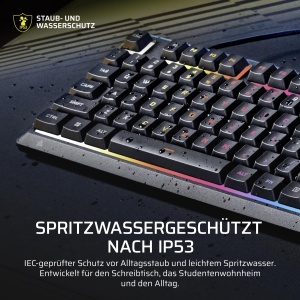 Tastatura Gaming Corsair Skiff 100 Plus, RGB, 6 G-taste, Negru - Img 6