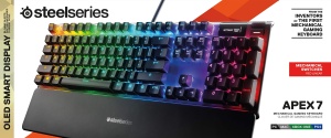 Tastatura mecanica SteelSeries Apex 7 - OLED, Switch-uri rosii, Layout AZERTY - Img 12