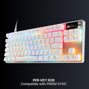 Tastatura mecanica SteelSeries Apex Pro TKL Gen 3, Alba, OmniPoint 3.0, RGB - Img 10