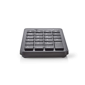 Tastatura numerica NEDIS KBNM100BK, USB, 1.5 m, neagra - Img 6
