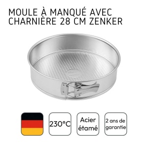 Tava cu fund detasabil Zenker 6804, 28 x 7 cm, otel inoxidabil - Img 8