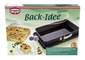 Tava de copt Dr. Oetker 38 cm cu fund din email, antiaderenta si rezistenta la caldura - Img 4