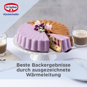 Tava de copt Dr. Oetker Charlottenform, 28 cm, emaille premium, ozean albastru - Img 5