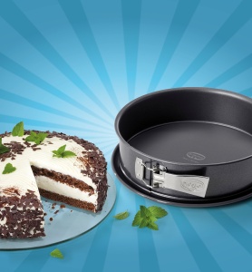 Tava de copt Dr. Oetker Springform 24 cm, antiaderenta, gri - Img 2