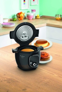 Tava de copt Moulinex XA609001, 18 cm, antiaderenta, maner din silicon - Img 2