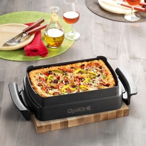 Tava de copt pentru accesorii Tefal OptiGrill compatibila cu OptiGrill 2-in-1 OptiGrill cu functie de cuptor expand aluminiu turnat sub presiune cu ac - Img 5
