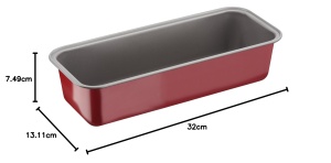Tava de copt Tefal Delibake, 30 cm, otel, rosu - Img 7