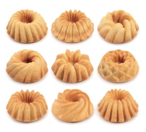 Tava de copt Tescoma pentru 9 Mini-Cupcake-uri, Antiaderenta, Din aliaj metalic - Img 3