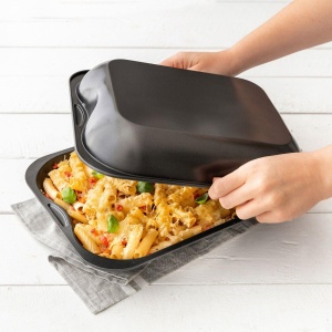 Tava de copt Zenker SPECIAL COOKING 28 x 23 cm, cu antiaderenta, neagra - Img 8