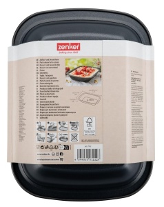 Tava de copt Zenker Special-Cooking 28x21x6 cm Antiaderent Hitzebestandig Design inovativ - Img 5