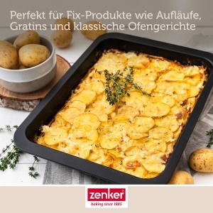 Tava de copt Zenker Special Cooking, 40 x 29 x 6 cm, otel cu antiaderent - Img 5