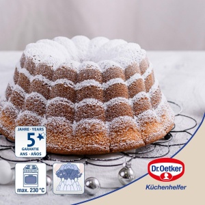 Tava Gugelhupf Floral Dr. Oetker 24,5 cm, 2400 ml, Antiaderenta - Img 2