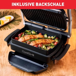 Tava pentru copt Tefal OptiGrill XA725870, antiaderenta, 28.5 cm, neagra - Img 7