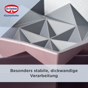 Tava pentru Gugelhupf Dr. Oetker Origami, 2000ml, Rose-Gold, Antiaderenta - Img 5