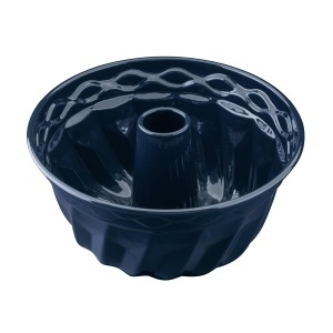 Tava pentru Guglhupf Dr. Oetker 22 cm Emaille, rezistenta la temperaturi ridicate, albastru