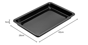 Tava pentru pizza Dr Oetker Back-Idee Creativ 42x29 cm emailata rezistenta la temperaturi inalte - Img 6
