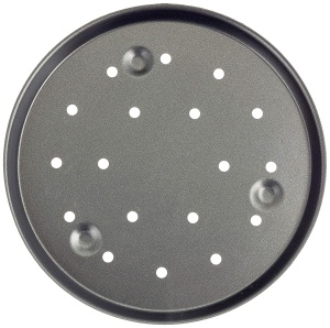 Tava pentru pizza Ibili Crispy Venus 24cm RosuNegru Aluminiu