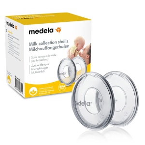 Tavi de picurare cu lapte din silicon Medela - Fara BPA - Design moale si flexibil pentru confort maxim - Pachet de 2 - Img 1