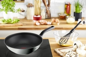Tefal Comfort Max Wok 28 cm Otel Inoxidabil Antiaderent Argintiu - Img 3