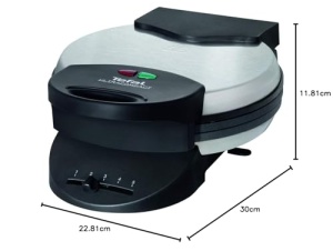Tefal Herzwaffeleisen WM310D Aparat de Wafe Negru 1000W cu Reglare Temperatura - Img 10