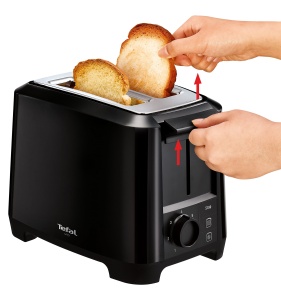 Tefal TT1408 Uno Toaster 2 felii Negru Functie decongelare si 7 trepte de rumenire - Img 5