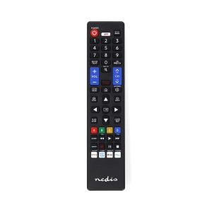 Telecomanda de inlocuire Nedis pentru Samsung, neagra, cu butoane pentru Netflix, YouTube
