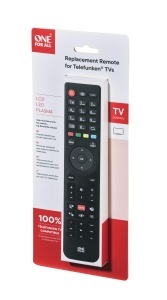 Telecomanda TV Telefunken URC1918, compatibila cu toate televizoarele, neagra - Img 2