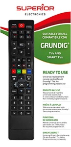 Telecomanda universala Superior Electronics SUPTRB001 pentru televizoare Grundig compatibila Smart TV negru - Img 2