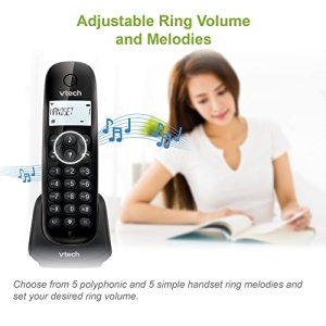 Telefon fara fir VTech CS1401 2 receptoare functie blocare apeluri ECO Mod negru - Img 13
