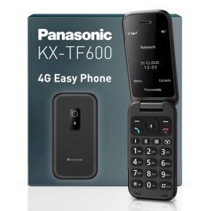 Telefon mobil Panasonic KX-TF600, 4G, 290 ore standby, USB-C, negru