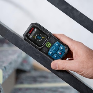 Telemetru laser profesional Bosch GLM 50-27 CG laser verde raza de actiune pana la 50 m robust IP65 transmisie de date Bluetooth 2 baterii AA bucla ge - Img 8