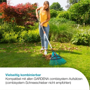 Teleskop Stiel pentru gradinarit Gardena 90-145 cm, din aluminiu, ajustabil - Img 4