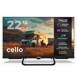 Television LED Cello CTRAV-22TZ 22 Smart 12V, 1080p, Tizen OS
