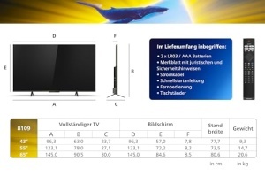 Televizor LED Smart Philips 65PUS8109, 4K, 65 inch, Dolby Atmos, Ambilight - Img 9